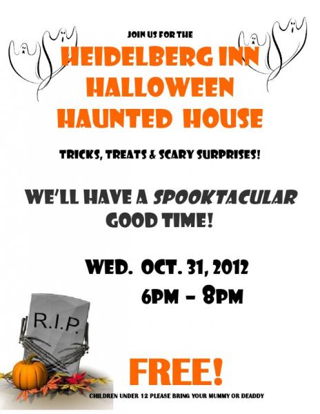 Heidelberg Inn Halloween Haunted House -- a spooktacular time!